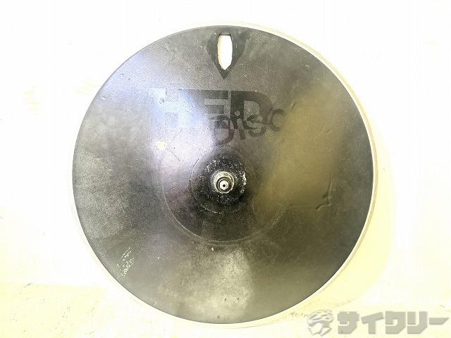 リアディスクホイール 700C およそ130mm クリンチャー 使用感、凹みあり