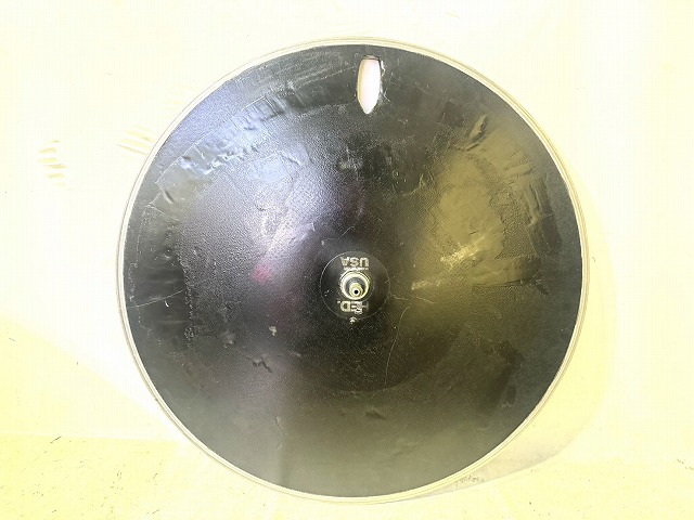 リアディスクホイール 700C およそ130mm クリンチャー 使用感、凹みあり