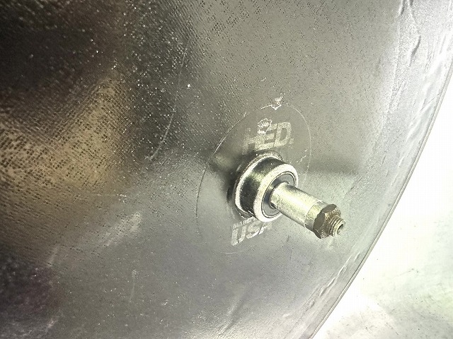 リアディスクホイール 700C およそ130mm クリンチャー 使用感、凹みあり