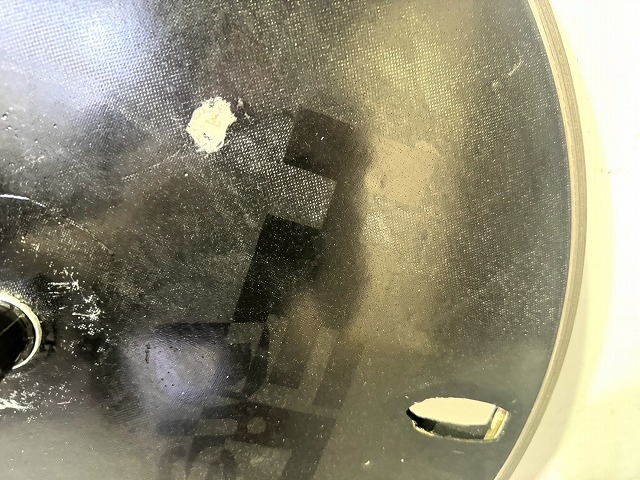 リアディスクホイール 700C およそ130mm クリンチャー 使用感、凹みあり
