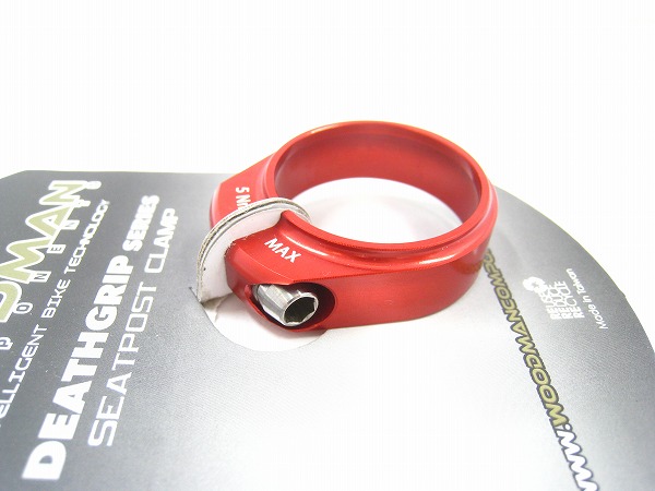 シートクランプ DeathGrip SL Ti 31.8mm レッド