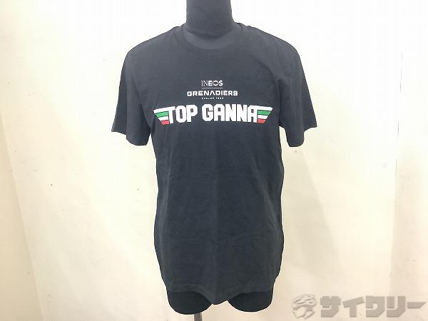 Tシャツ　TOP　GANNA　サイズL　ブラック