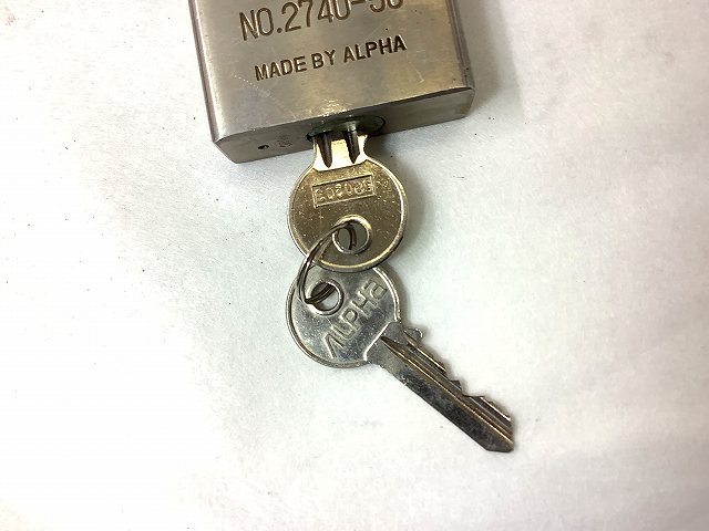 南京錠 STAINLESS STEEL N2740-50mm