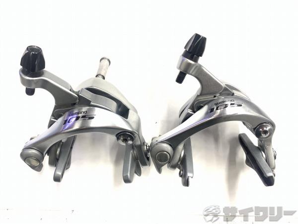 ブレーキキャリパーセット BR-5800 105 シルバー ブレーキシュー欠品