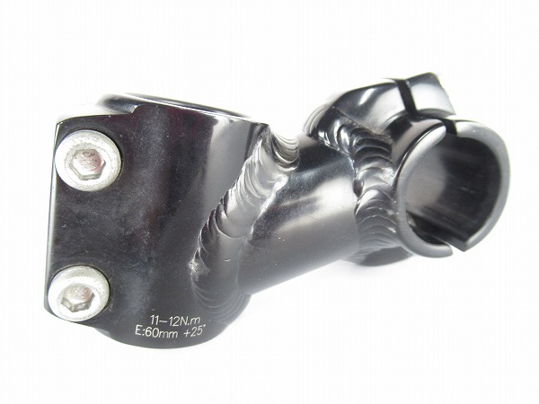 アヘッドステム　ブラック　25.4mm/60mm/OS（28.6mm）