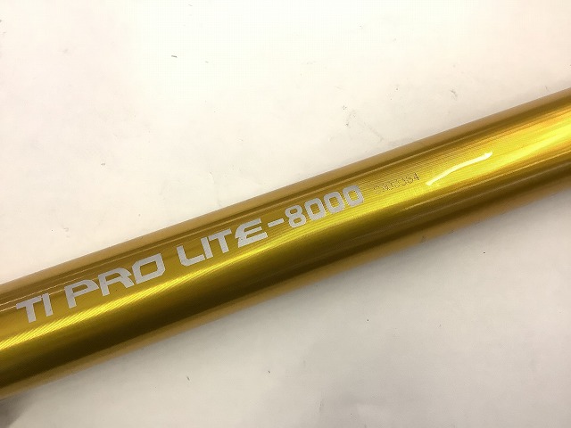 シートポスト TI PRO LITE-8000 約400mm(実測）/34.9mm ゴールド