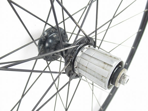 ホイール前後　700C　クリンチャー　100/130mm　シマノフリー（8-10S）　※フレ有