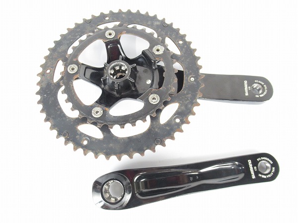 クランク　FC-2450　Claris　ブラック　50/34T　170mm　オクタリンク　※錆・欠品有