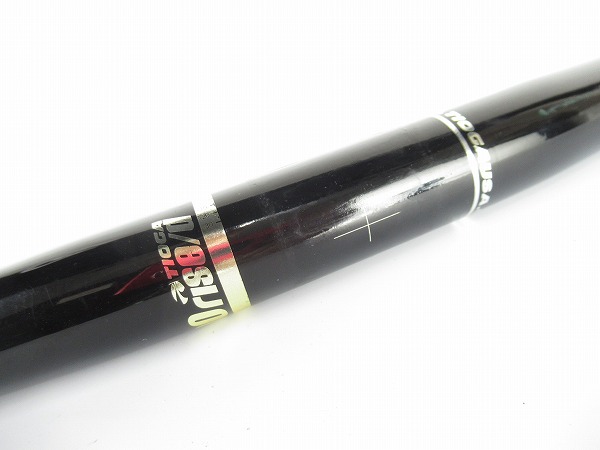 フラットバーハンドル　ブラック/ゴールド　25.4mm/580mm