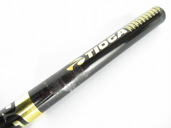 フラットバーハンドル　ブラック/ゴールド　25.4mm/580mm
