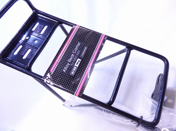 小径車用リアキャリア CAR096 ブラック