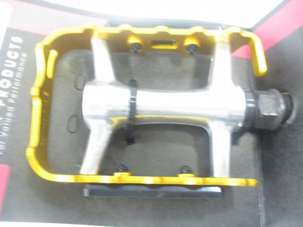 フラットペダル M-21 ゴールド