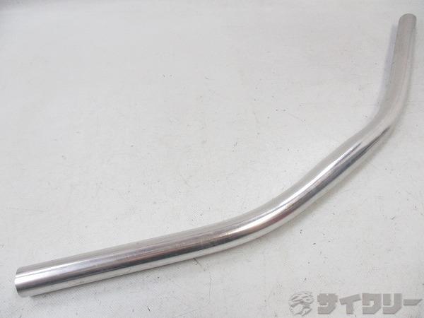 バックスイープバー シルバー 540mm/φ25.4㎜ ※カット済み