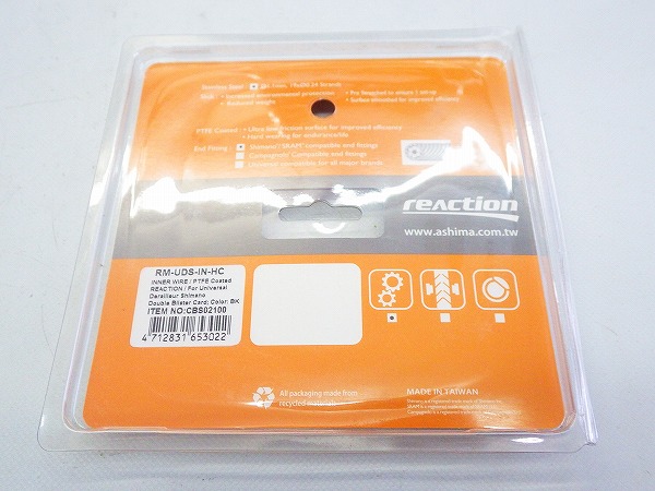 シフトインナーケーブル Reaction PTFEコート φ1.1mm ｘ 2,100mm