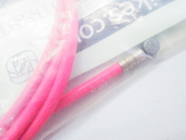 MTB用ブレーキケーブルセット ピンク