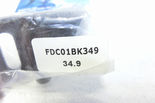 フロントディレイラーマウントアダプター FDC01BK349 φ34.9mm ブラック