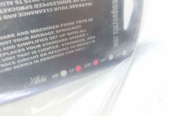 スプロケット ALIBI LT 34T ホワイト