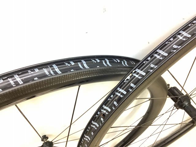 カーボンホイール前後セット BLACK EDITION 38 700c