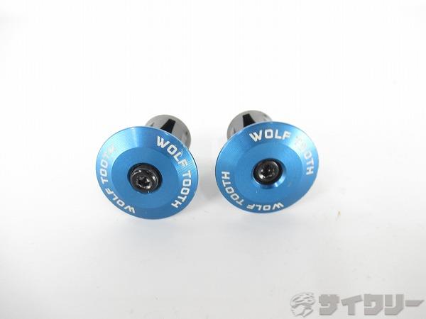 バーエンドキャップ　ALLOY BAR END PLUGS　ブルー