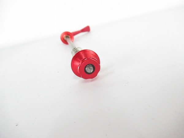 フロントクイックリリース　レッド　チタン　100mm