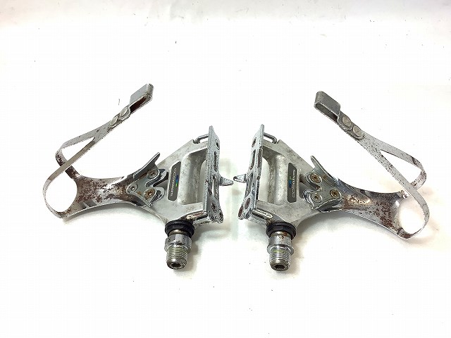トゥクリップペダル shimano600 ※ストラップ欠品