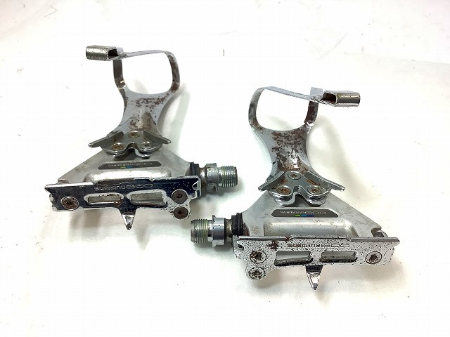 トゥクリップペダル shimano600 ※ストラップ欠品
