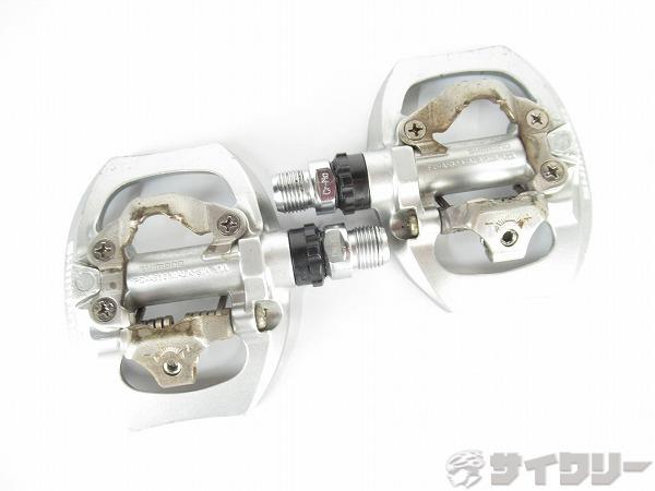 片面ビンディングペダル　PD-A530　シルバー　SPD対応