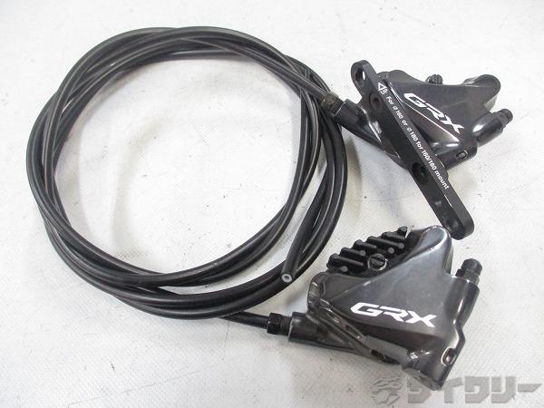 シマノ GRX 油圧ディスクブレーキ 前後セット BR-RX810 グラベル シマノ GRX Jキット ST-RX810-L 左レバー（2S）/BR-RX810-R DISC