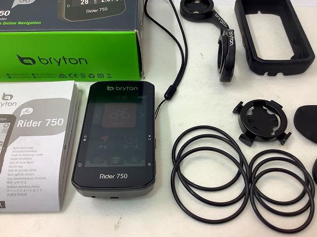 GPSサイクルコンピューター RIDER750