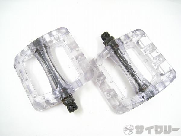 フラットペダル TWISTED PC クリア