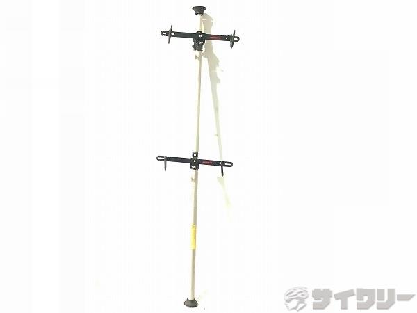 バイクタワー 2台用 突っ張り式 欠品あり
