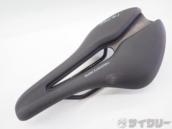サドル　R.E.MED 3 スチールレール ブラック/チェレステ