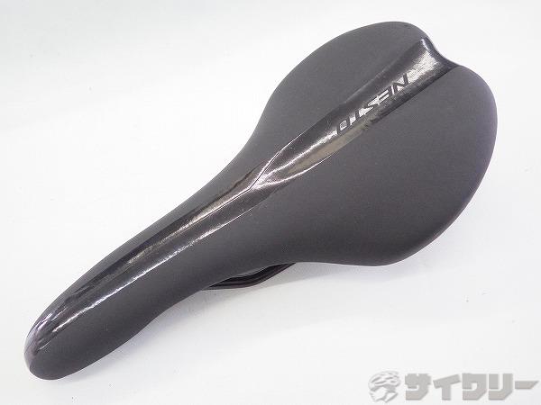 サドル　ブラック　スチールレール