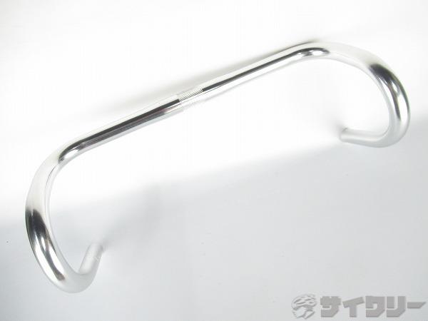 ドロップハンドル　シルバー　25.4mm/420mm（芯芯/エンド部）