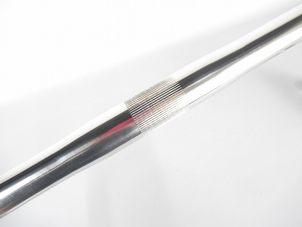 ドロップハンドル　シルバー　25.4mm/420mm（芯芯/エンド部）