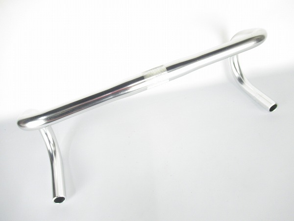 ドロップハンドル　シルバー　25.4mm/420mm（芯芯/エンド部）