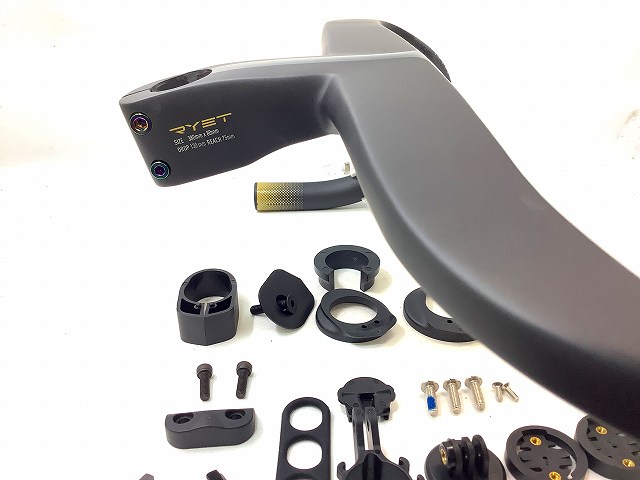 ステム一体型CARBONハンドル 380x80mm　OS