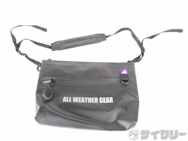 防水サコッシュ　ALL WEATHER GEAR　ブラック