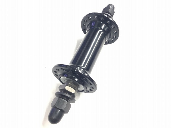 フロントハブ 100mm/32H ブラック ナット式