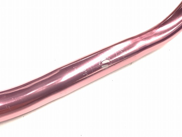 ドロップハンドル ピンク 25.4/370mm