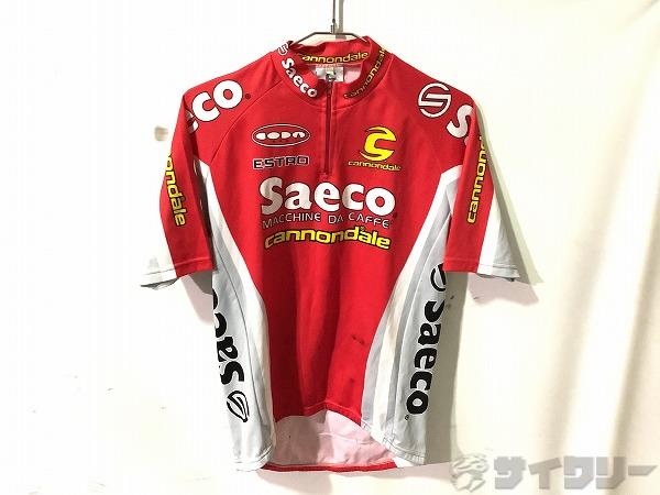 ハーフジップ半袖ジャージ Lサイズ 油汚れあり