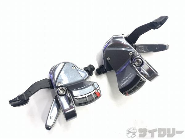シフター SL-R770 2/3x10s ※アジャスターに歪み、レバーにひび割れ有