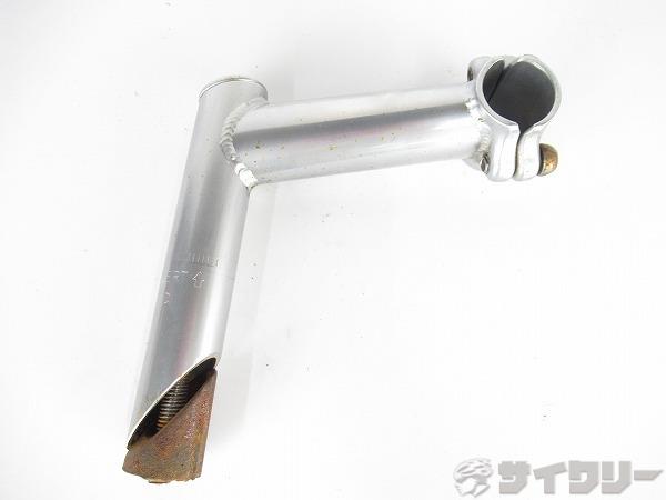 スレッドステム　クロモリ　シルバー　25.4mm/105mm/25.4mm