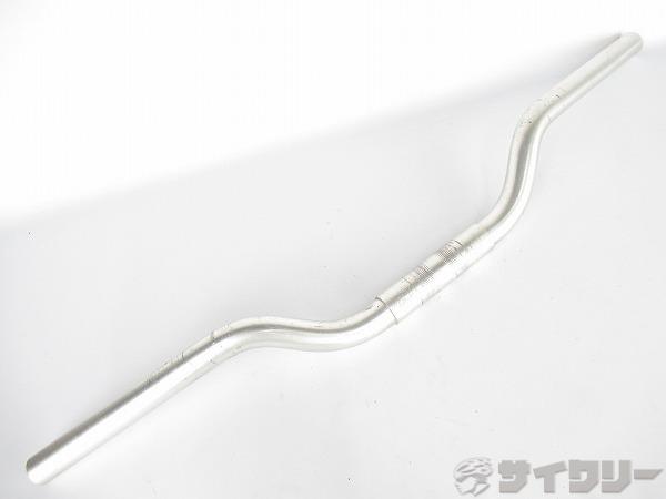ライザーバーハンドル　MT　シルバー　25.4mm/615mm　※カット済
