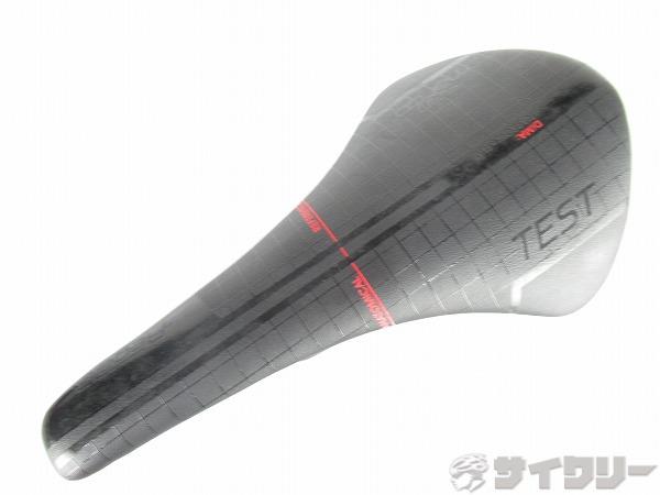 サドル　REGAL E　TESTロゴ　カーボンレール