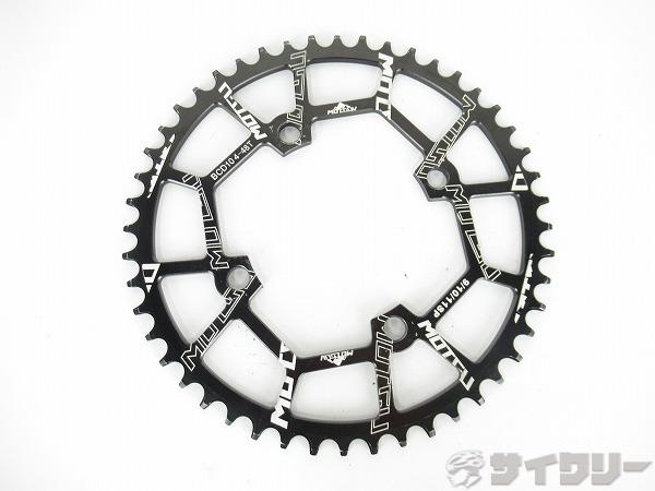 ナローワイドチェーンリング　ブラック　48T　PCD：104（4穴）