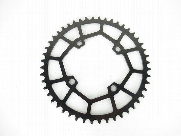 ナローワイドチェーンリング　ブラック　48T　PCD：104（4穴）