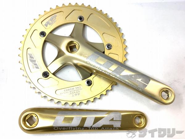 ピスト用クランク ゴールド 48T 170mm