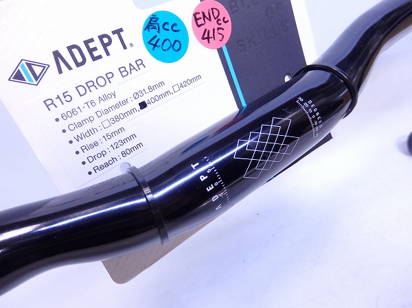 ドロップハンドル R15 400mm/φ31.8mm