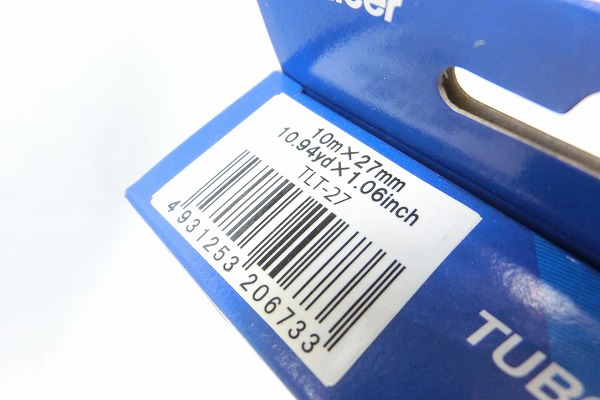 チューブレステープ 10m×27mm幅